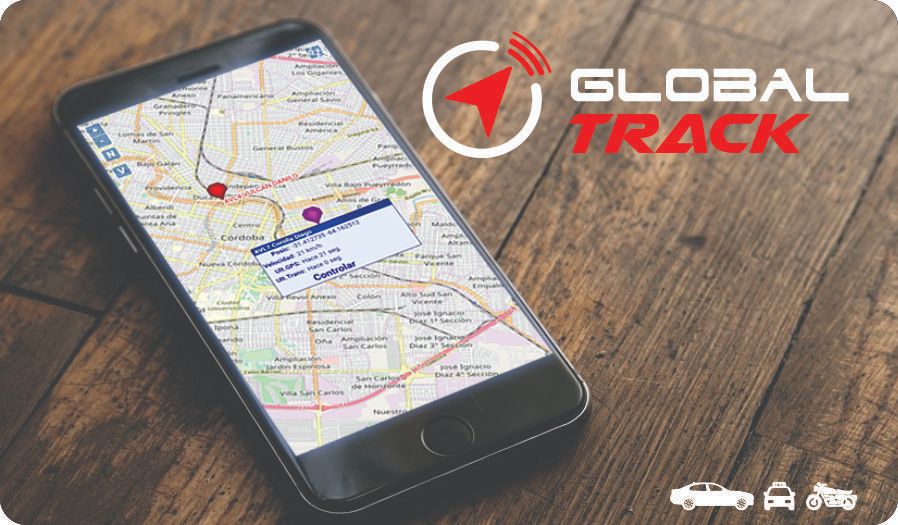 Sistema de rastreo satelital por GPS para autos, motos, camiones, utilitarios y buses. Ggobal Visum 